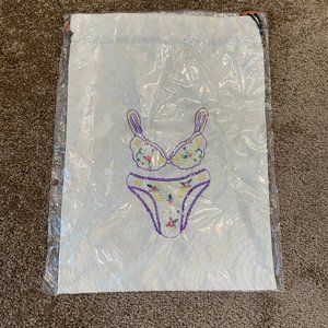 Bathing Suit Swim Bikini Bag Organizing Essential 14"x11"  Lined